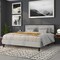 Flash Furniture Melbourne Metal Upholstered King Size Headboard in Light Gray Fabric HG-HB1717-K-LG-GG - alternate 7